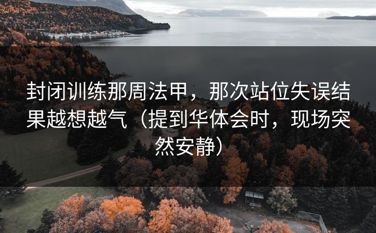 封闭训练那周法甲，那次站位失误结果越想越气（提到华体会时，现场突然安静）